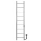 Buy electric heated towel rail Orion P9 300х1600 Deffi stainless steel (Chrome, JD03, Right connection)
