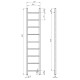 Buy electric heated towel rail Orion P9 300х1600 Deffi stainless steel (Chrome, JD03, Right connection)