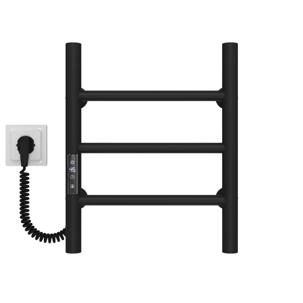 Elektrischen Handtuchwärmer kaufen Orion P3 300х400 Deffi edelstahl (Schwarz, JD03, Linker Anschluss) 