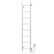 Buy electric heated towel rail Orion P8 300х1400 Deffi stainless steel (White, WD03, Right connection)