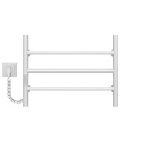 Elektrischer Handtuchwärmer Orion P3 400х500 Deffi edelstahl (Weiss, WD03, Linker Anschluss)