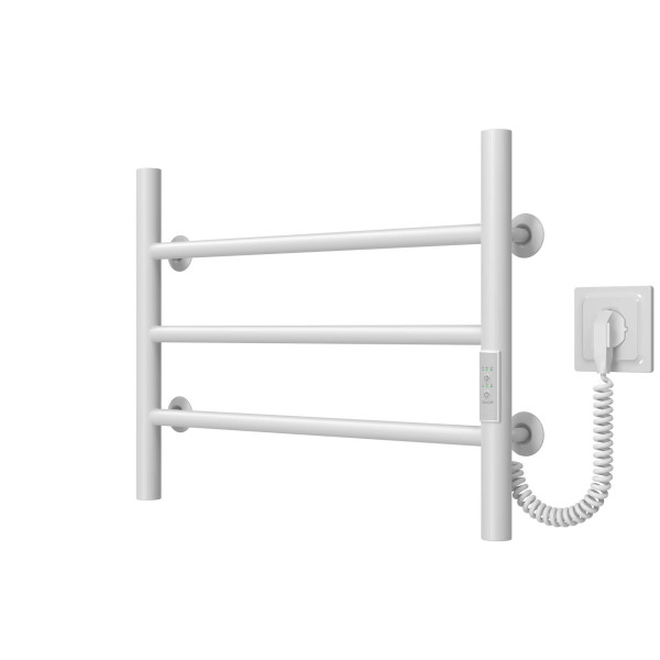 Buy electric heated towel rail Orion P3 400х500 Deffi stainless steel (White, WD03, Right connection)