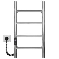 Elektrischer Handtuchwärmer Orion P4 400х600 Deffi edelstahl (Chrom, JD03, Linker Anschluss)