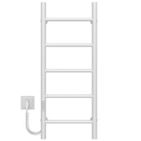 Elektrischer Handtuchwärmer Orion P5 400х800 Deffi edelstahl (Weiss, WD03, Linker Anschluss)