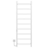 Electric heated towel rail Orion P9 500х1600 Deffi stainless steel (White, WD03, Left connection)