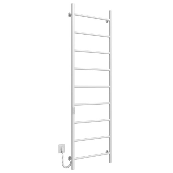 Buy electric heated towel rail Orion P9 500х1600 Deffi stainless steel (White, WD03, Left connection)