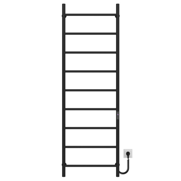 Купити рушникосушарку електричну Оріон П9 500х1600 Deffi нержавіюча сталь (Чорний, JD03, Праве підключення)