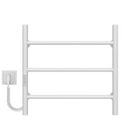 Elektrischer Handtuchwärmer Orion P3 500х500 Deffi edelstahl (Weiss, WD03, Linker Anschluss)