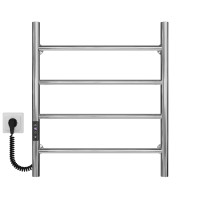 Elektrischer Handtuchwärmer Orion P4 500х600 Deffi edelstahl (Chrom, JD03, Linker Anschluss)