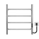 Electric heated towel rail Orion P4 500х600 Deffi stainless steel (Chrome, JD03, Right connection)