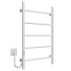Buy electric heated towel rail Orion P5 500х800 Deffi stainless steel (White, WD03, Left connection)