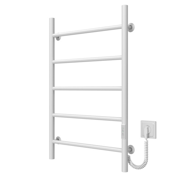 Buy electric heated towel rail Orion P5 500х800 Deffi stainless steel (White, WD03, Right connection)