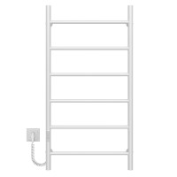 Elektrischer Handtuchwärmer Orion P6 500х1000 Deffi edelstahl (Weiss, WD03, Linker Anschluss)