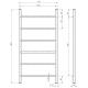Купить полотенцесушитель электрический Орион П6 500х1000 Deffi нержавеющая сталь (Белый, WD03, Левое подключение)