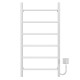 Buy electric heated towel rail Orion P6 500х1000 Deffi stainless steel (White, WD03, Right connection)
