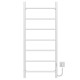 Buy electric heated towel rail Orion P7 500х1200 Deffi stainless steel (White, WD03, Right connection)