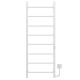 Buy electric heated towel rail Orion P8 500х1400 Deffi stainless steel (White, WD03, Right connection)