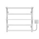 Buy electric heated towel rail Terma Plus P5 500х500 Deffi stainless steel (White, WD03, Right connection)