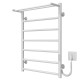 Buy electric heated towel rail Terma P7 500х700 Deffi stainless steel (White, WD03, Right connection)