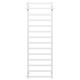 Buy a water heated towel rail Nicolе P14 500х1600 Deffi stainless steel (White, Side left connection)