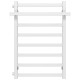 Buy a water heated towel rail Nicolе P8 500х800 Deffi stainless steel (White, Side left connection)