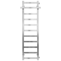 Water heated towel rail Nicolе P11 400х1200 Deffi stainless steel (Chrome, Side right connection)