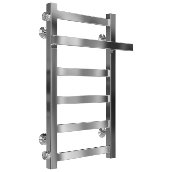 Buy a water heated towel rail Nicolе P6 400х600 Deffi stainless steel (Chrome, Side left connection)