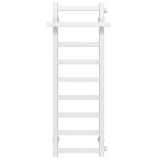 Water heated towel rail Nicolе P9 400х1000 Deffi stainless steel (White, Side right connection)