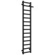 Buy a water heated towel rail Nicolе P14 300х1600 Deffi stainless steel (Black, Side left connection)