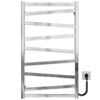 Elektryczny podgrzewacz ręczników Alpha P9 500х900 Deffi stal nierdzewna (Chrome, JD04, Prawe połączenie)