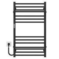 Elektrischer Handtuchwärmer Sigma P14 500х900 Deffi edelstahl (Schwarz, JD04, Linker Anschluss)