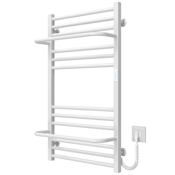 Buy electric heated towel rail Sigma P14 500х900 Deffi stainless steel (White, WD04, Right connection)