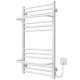 Buy electric heated towel rail Sigma P14 500х900 Deffi stainless steel (White, WD04, Right connection)