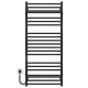 Elektrischen Handtuchwärmer kaufen Sigma P21 500х1200 Deffi edelstahl (Schwarz, JD04, Linker Anschluss) 