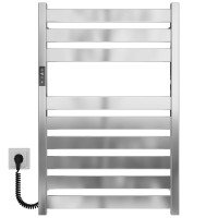 Elektrischer Handtuchwärmer Victoria P12 500х800 Deffi edelstahl (Chrom, JD04, Linker Anschluss)