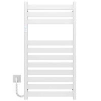 Elektrischer Handtuchwärmer Victoria P15 500х1000 Deffi edelstahl (Weiss, WD04, Linker Anschluss)
