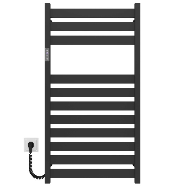 Kup elektryczny podgrzewacz ręczników Victoria P15 500х1000 Deffi stal nierdzewna (Czarny, JD04, Połączenie lewe) 