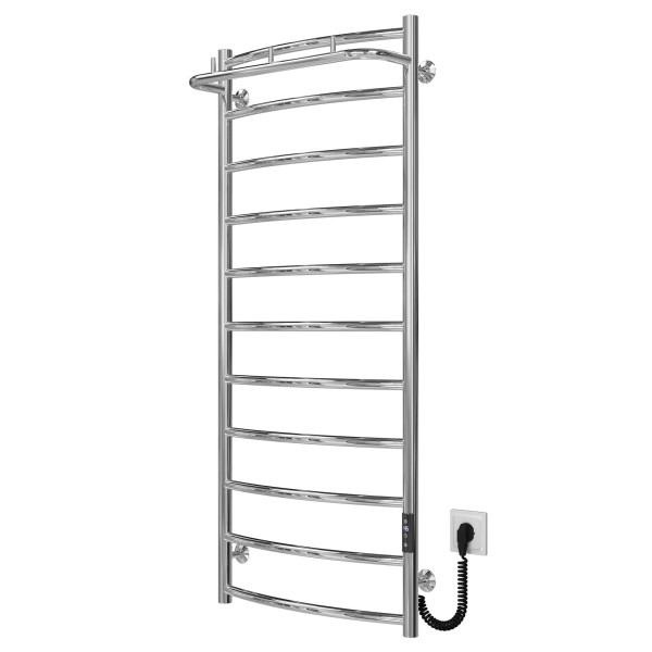Kup elektryczny podgrzewacz ręczników Classic N P11 500х1200 Deffi stal nierdzewna (Chrome, JD03, Prawe połączenie) 