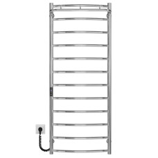 Electric heated towel rail Classic N P12 500х1300 Deffi stainless steel (Chrome, JD03, Left connection)