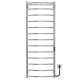 Buy electric heated towel rail Classic N P13 500х1400 Deffi stainless steel (Chrome, JD03, Right connection)