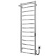 Buy electric heated towel rail Classic N P13 500х1400 Deffi stainless steel (Chrome, JD03, Right connection)