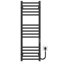 Elektrischer Handtuchwärmer Lima P15 400х1000 Deffi edelstahl (Schwarz, JD04, Richtige Verbindung)