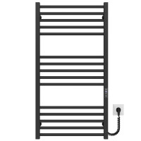Elektrischer Handtuchwärmer Lima P15 600х1000 Deffi edelstahl (Schwarz, JD04, Richtige Verbindung)