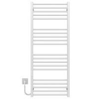 Elektrischer Handtuchwärmer Lima P20 600х1300 Deffi edelstahl (Weiss, WD04, Linker Anschluss)