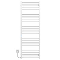 Elektrischer Handtuchwärmer Lima P25 600х1600 Deffi edelstahl (Weiss, WD04, Linker Anschluss)