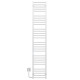 Buy electric heated towel rail Lima P30 300х1800 Deffi stainless steel (White, WD04, Left connection)