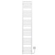 Buy electric heated towel rail Lima P30 300х1800 Deffi stainless steel (White, WD04, Right connection)