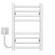 Buy electric heated towel rail Lima P8 400х500 Deffi stainless steel (White, WD04, Left connection)