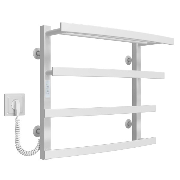 Elektrischen Handtuchwärmer kaufen Lotos P4 400х500 Deffi edelstahl (Weiss, WD04, Linker Anschluss) 