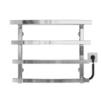Elektrischer Handtuchwärmer Lotos P4 400х500 Deffi edelstahl (Chrom, JD04, Richtige Verbindung)